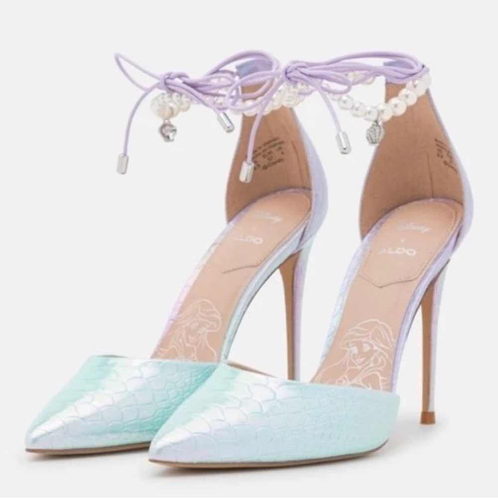 Disney x Aldo Seaslipper Ariel Princess High Heel Shoe - Picture 2 of 16
